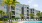 resort style pol next to building